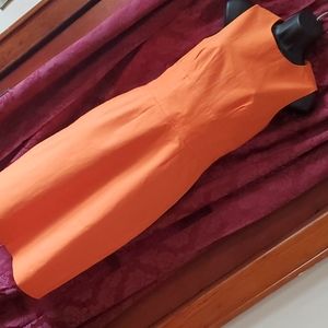 Womens Orange Dress Size 10
